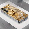 Позорированная закаленная стеклянная чехол для телефона совместимый Galaxy S26 S25 S24 S23 Ultra Plus Особенности позорированный дизайн с конной повозкой