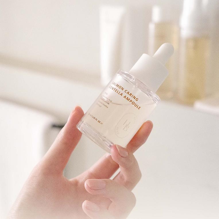 HEVE BLUE Ампула с центеллой для ухода за кожей лосося 30 мл