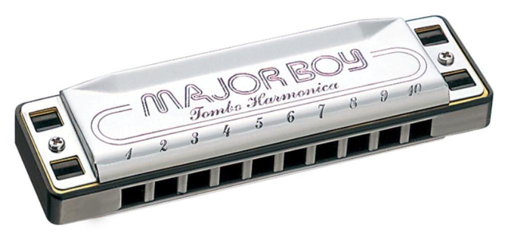 Губная гармоника TOMBO, 10 отверстий, тон G, Major Boy 1710