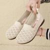 Женские дышащие сетчатые кроссовки Slip-On, легкие, удобные, для ходьбы, летняя повседневная обувь