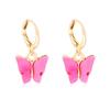 Creative Alloy Butterfly Earrings Casual Chic Multicolor Womens Animal Design