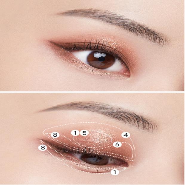 Merythod Палитра теней 7,5 г, 2 цвета