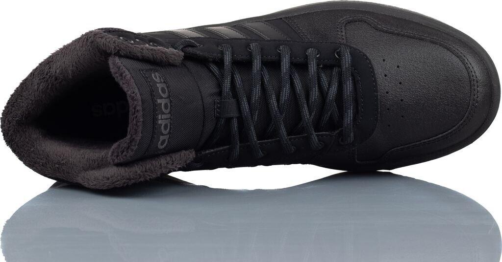 Кроссовки Adidas Hoops 2.0 Mid основной черный/ основной черный/карбон