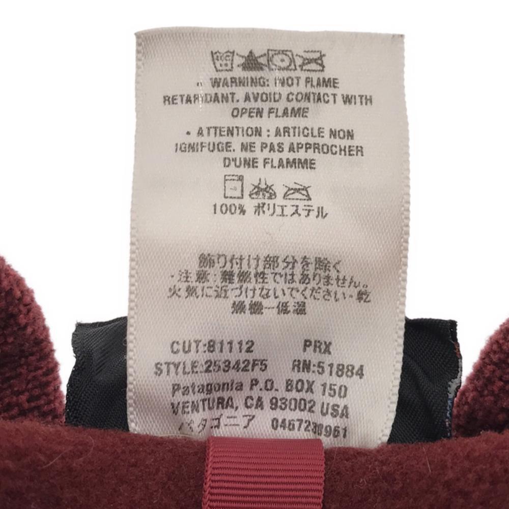 Patagonia 25342F5 Куртка на молнии L Красная серия С флисовой подкладкой Для улицы Женская Б/у