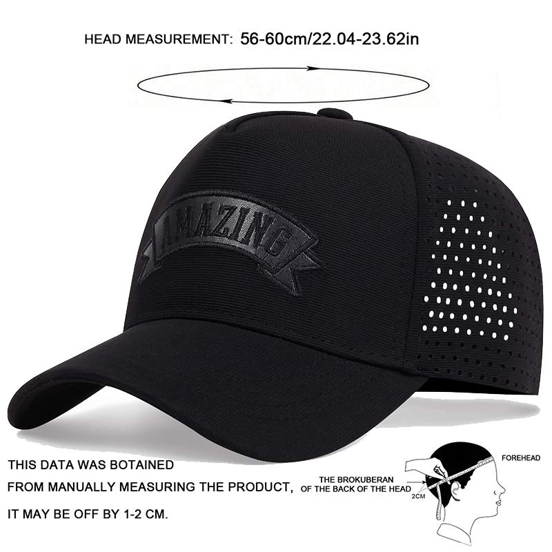 Бейсбольная кепка с надписью AMAZING Leather Label, сетчатая кепка в стиле хип-хоп, мужская дышащая солнцезащитная кепка, унисекс, кепка для походов