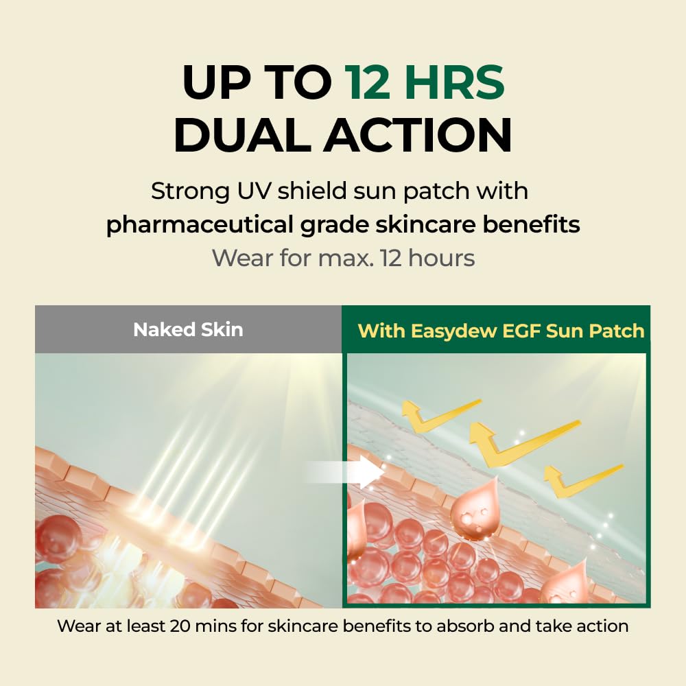 Easydew DW-EGF Прозрачный солнцезащитный патч 4 шт.