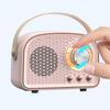 Bluetooth-совместимый динамик Симпатичный мини-динамик Улучшенный бас для семьи Поездки на природу Для вечеринки Офисный стол Дом Спальня Кухня