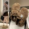 Зимняя обувь женская с круглым носком без шнуровки женская обувь лоферы мех повседневная кроссовка осень модис слип-он платье мокасин осень