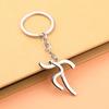 Sports Keyring Basketball Running Fitness Tennis Keychain DD-13297