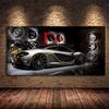 Modern Supercars, Canvas Paintings, Cool Rallic Racing Posters with Racing Cars and Prints, Wall Art Paintings for the Living Room