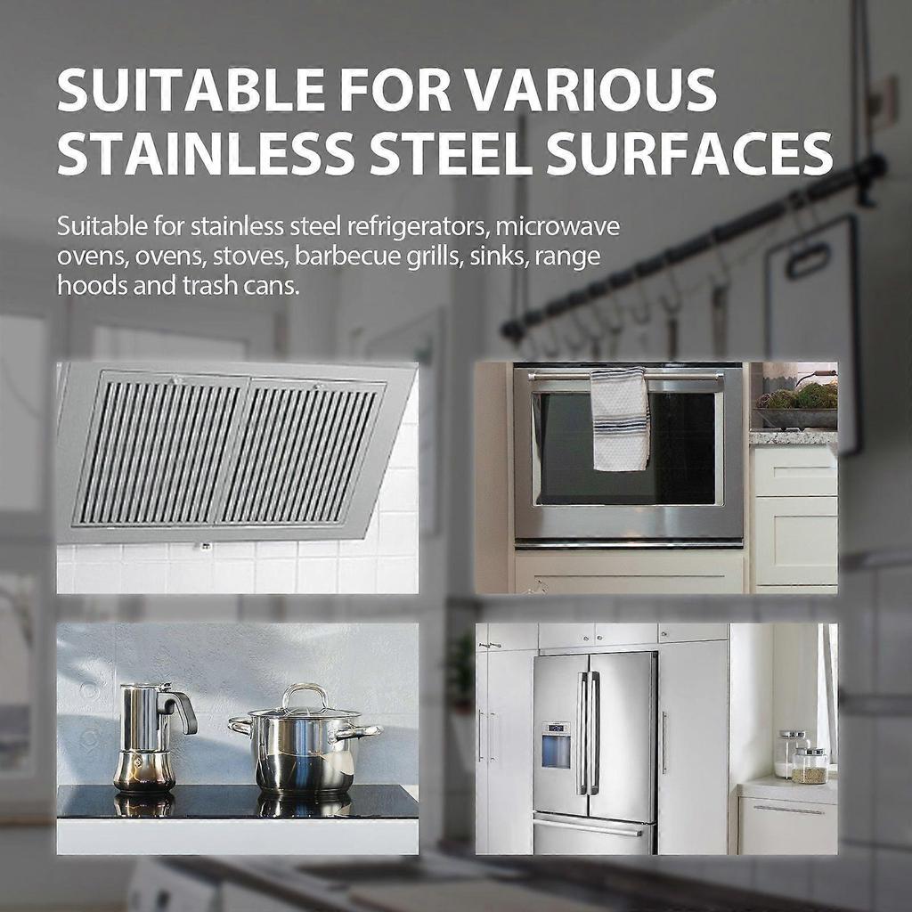 Limited time!!Jaysuing Stainless Steel Wipes Removes Water Spots And Dirt From Kitchen Faucets, Sinks, And Stainless Steel Surfaces