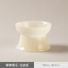 Dehua ice Jade White Porcelain Large Capacity Sancai Cover Bowl Tea Brewer Home Office Warm Yellow Ceramic Kung Fu Tea Set