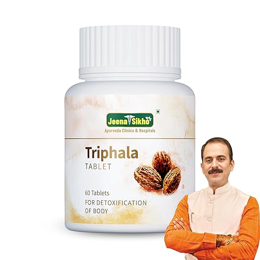 Jeena Sikho Triphala Tablets Digestive Wellness Bowel Support Natural Herbal Daily Supplement 60 Tablets Pack