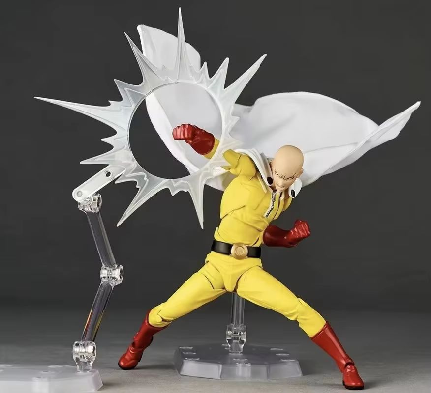 Горячая фигурка Saitama из One Punch Man Revoltech Amazing Yamaguchi, В наличии, Коллекционная модель-игрушка из аниме, Идеальный подарок, В наличии