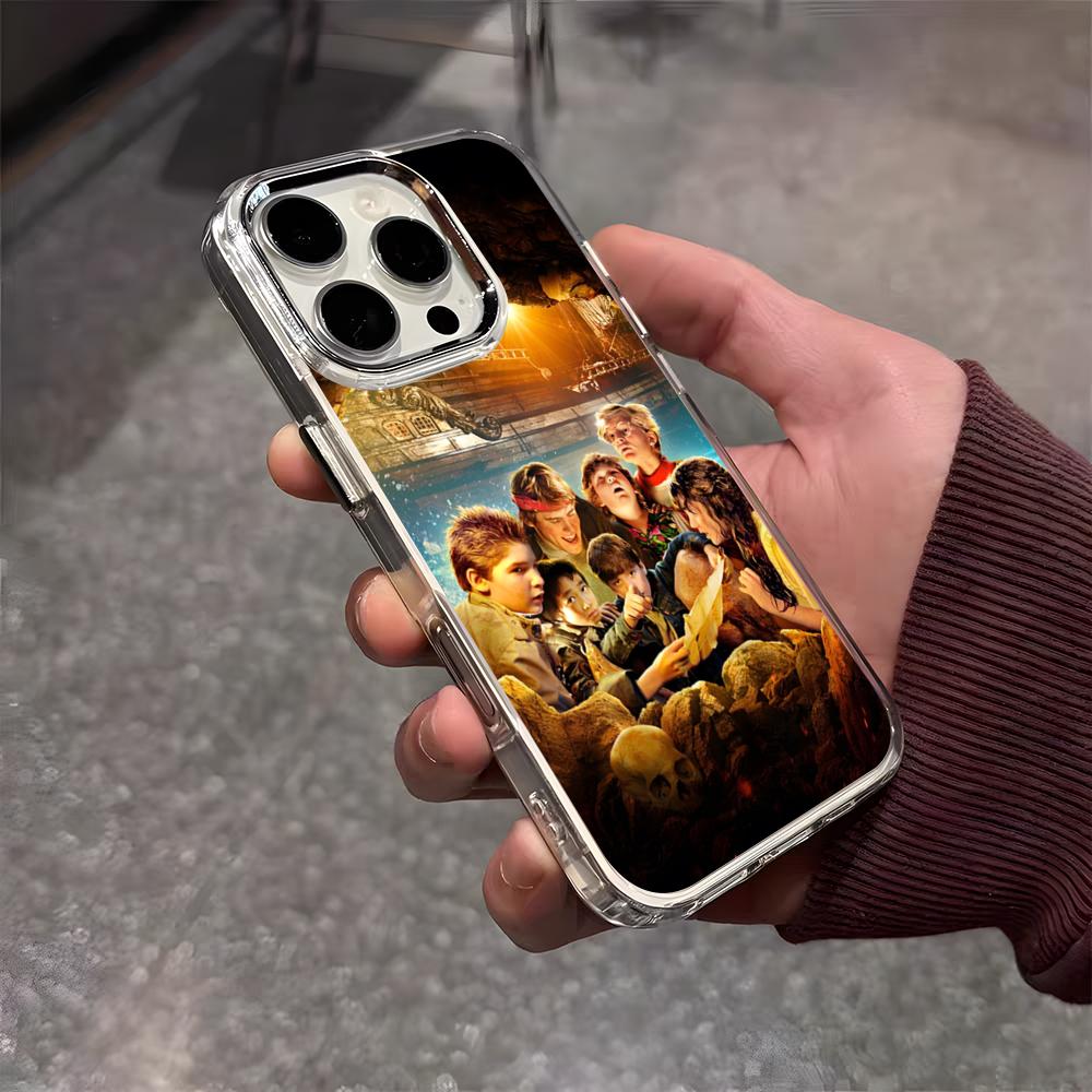 The Goonies Phone Case For IPhone 17 Air 16 E 15 14 13 12 11 Plus Pro Max Electroplated Transparent Soft Shell