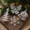 Christmas Acrylic Star Snowflake 3D Christmas Christmas Tree Ornaments Christmas Decorations Ornaments For Christmas Tree For Celebration