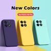 Для Poco X6 Pro Роскошные жидкие силиконовые мягкие чехлы для телефонов