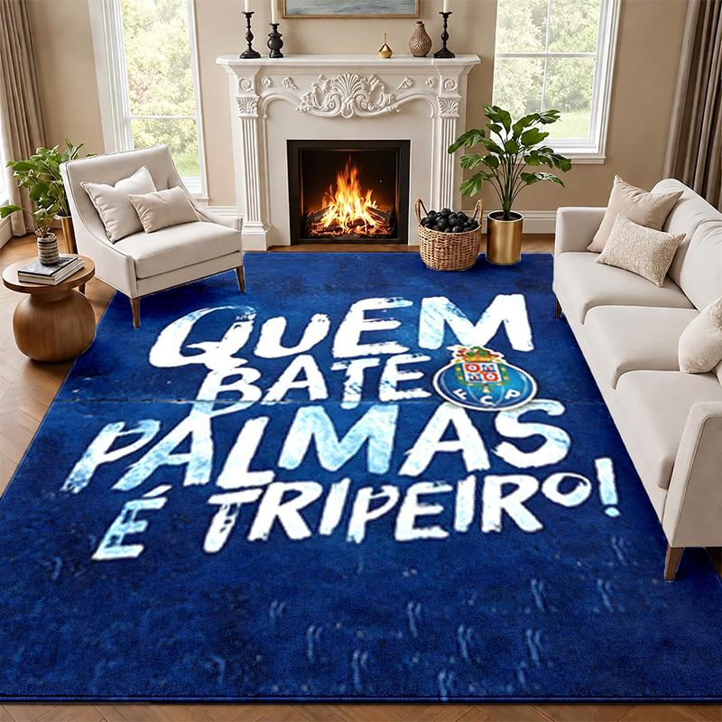 FC Porto Carpet Door Mat for Living Room or Bedroom Protective Mat Under Chair Office Decoration Christmas Gift Birthday Present