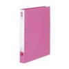 Kokuyo D Ring File Smooth Style A4 2 Holes 200 Sheets Capacity Pink Fu-UDS420P