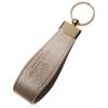 [BLUE SINCERE] брелок из натуральной кожи женский ремешок кожаный брелок шарм клипса для ключей маленький смарт-ключ автомобиль / KH3 (серый)