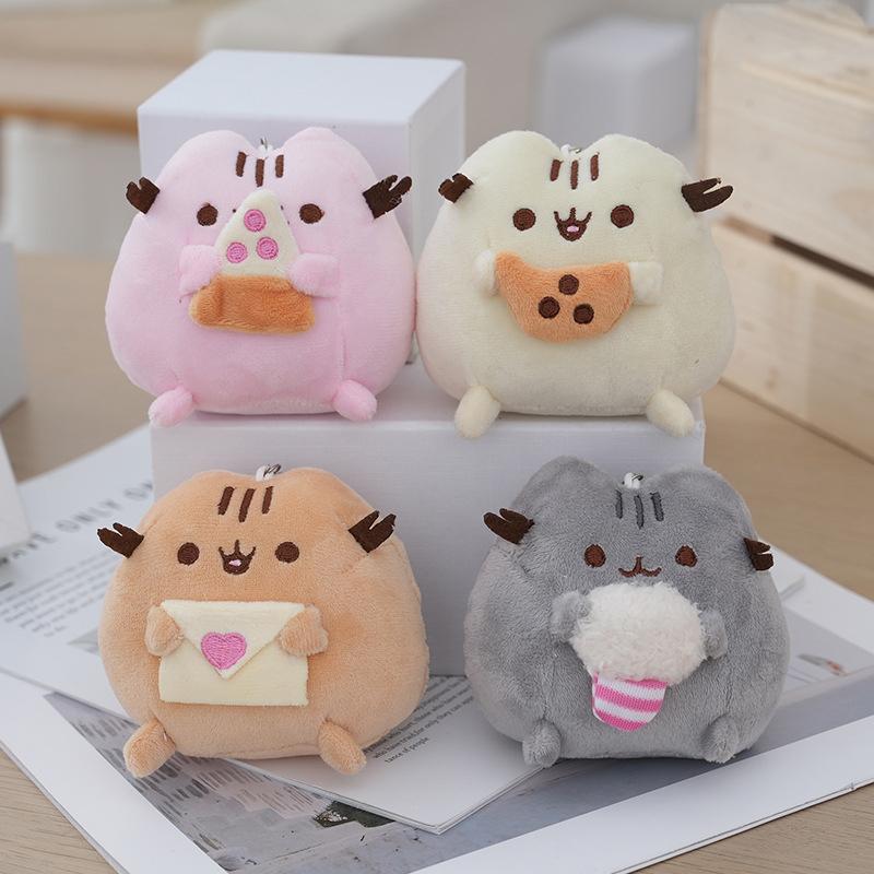 Cute Plush Doll Cake Cat Biscuits Donut Design Anime Potato Chips Theme Room Decoration Plush Toys for Shopping Mall Grab Machin