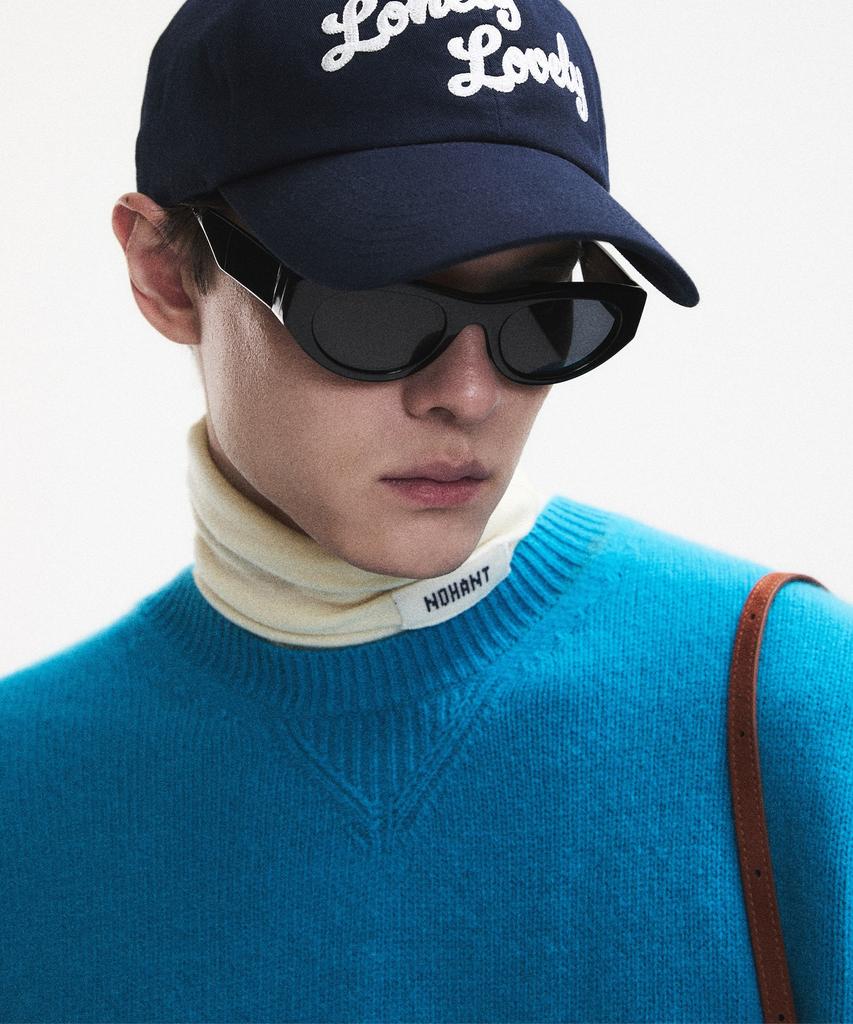 NOHANT Essential Cashmere Knit Sweater Blue