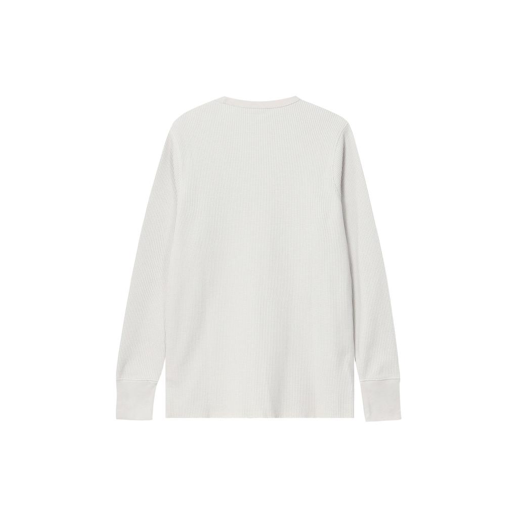 Nike Solid Color Crew Neck Pullover Long Sleeve T-Shirt Men Tops Light-Iron DX0895-012