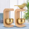 Dopamine Wind-bell Magnetic Inhalation Home Wind-bell Beech Car Into The Door To Remind The Bell Copper Bell Walnut Copper Ornam