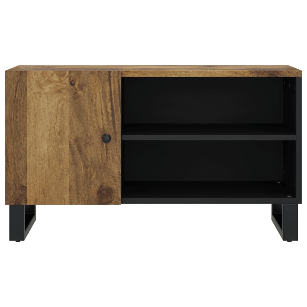 Vidaxl Szafka Rtv, 80X33X46 Cm, Mango I Materiał Drewnopochodny