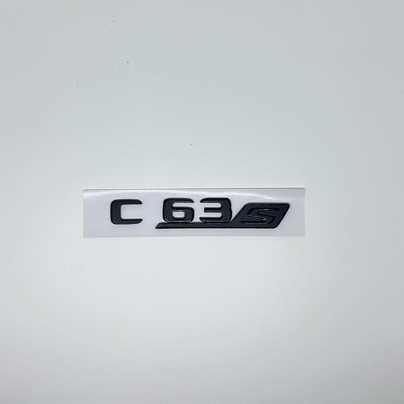 Car Tuning For Mercedes Benz AMG C Class W204 W205 C63 C63S Letter Logo 3D ABS Sticker Car Rear Trunk Emblem Nameplate Decals ZA1