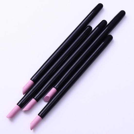 5шт Pro кварцевый скраб для ногтей ручка-толкатель триммер для удаления кутикулы маникюрный инструмент