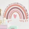 Cartoon Boho Rainbow Wall Sticker Children Room Decor For Kids Room Bedroom Girls Gift Living Room Home Decoration Wall Decals