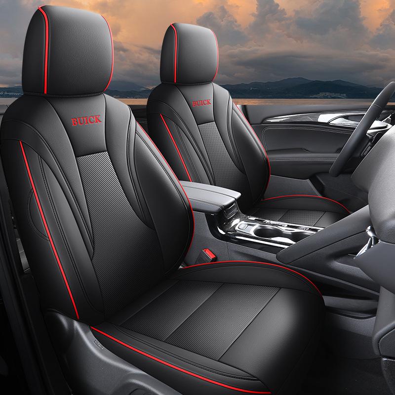 Buick Envision S Leather Car Seat Cushion - Universal Fit for All Seasons, 5-Seater