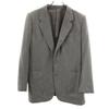 80s 90s Wool Blend Old Tailored Jacket 7 Gray Blazer Men's Used