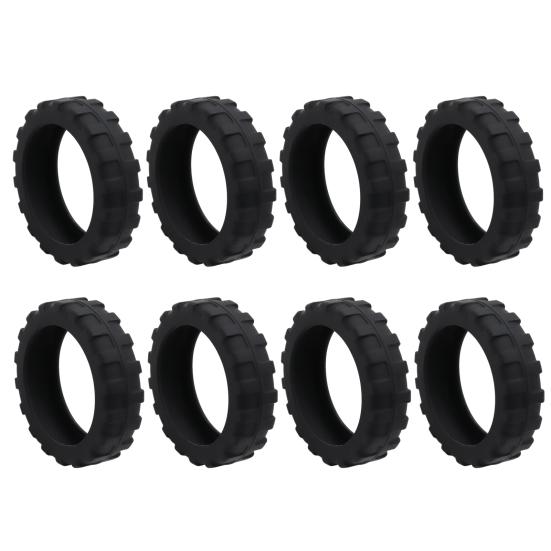 8 шт. Чехлы на колеса для багажа Износостойкие толстые Уменьшают шум Защита колесиков Предотвращают царапины Нескользящие защитные чехлы на колесики для багажа