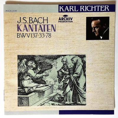 CD БАХ, ИОГАНН СЕБАСТЬЯН БАХ - Кантаты Том 18: K.richter / Мюнхен POCA2045 Япония ОбиКлассика Б/У