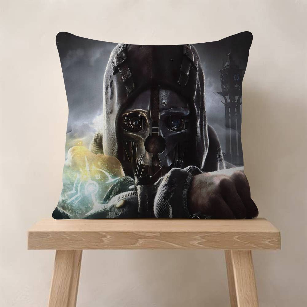 Подушка с изображением игры Dishonored Подарок Декор для дома и офиса Спальня Диван Автомобильная Подушка Чехол x