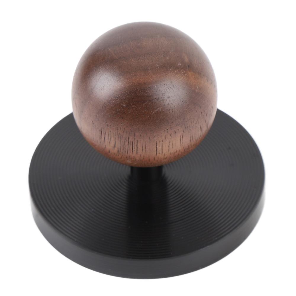 Spherical Wooden Handle Coffee Hammer Aluminum Alloy Coffee Press Tool Coffee Making