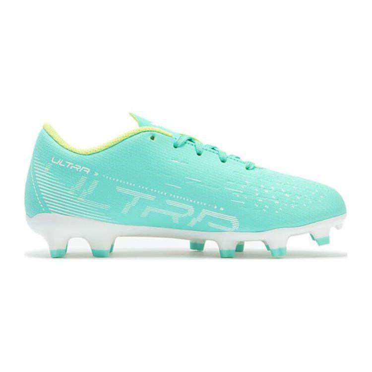 Puma Ultra Play FG/AG JR Удобные Универсальные Низкие Футбольные Бутсы Детские кроссовки Мятно-зеленые 107233-03