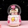 Dreamy Unicorn Crystal Ball Luminous Music Box - Snowflake Gift for Best Friend, Creative Qixi Present