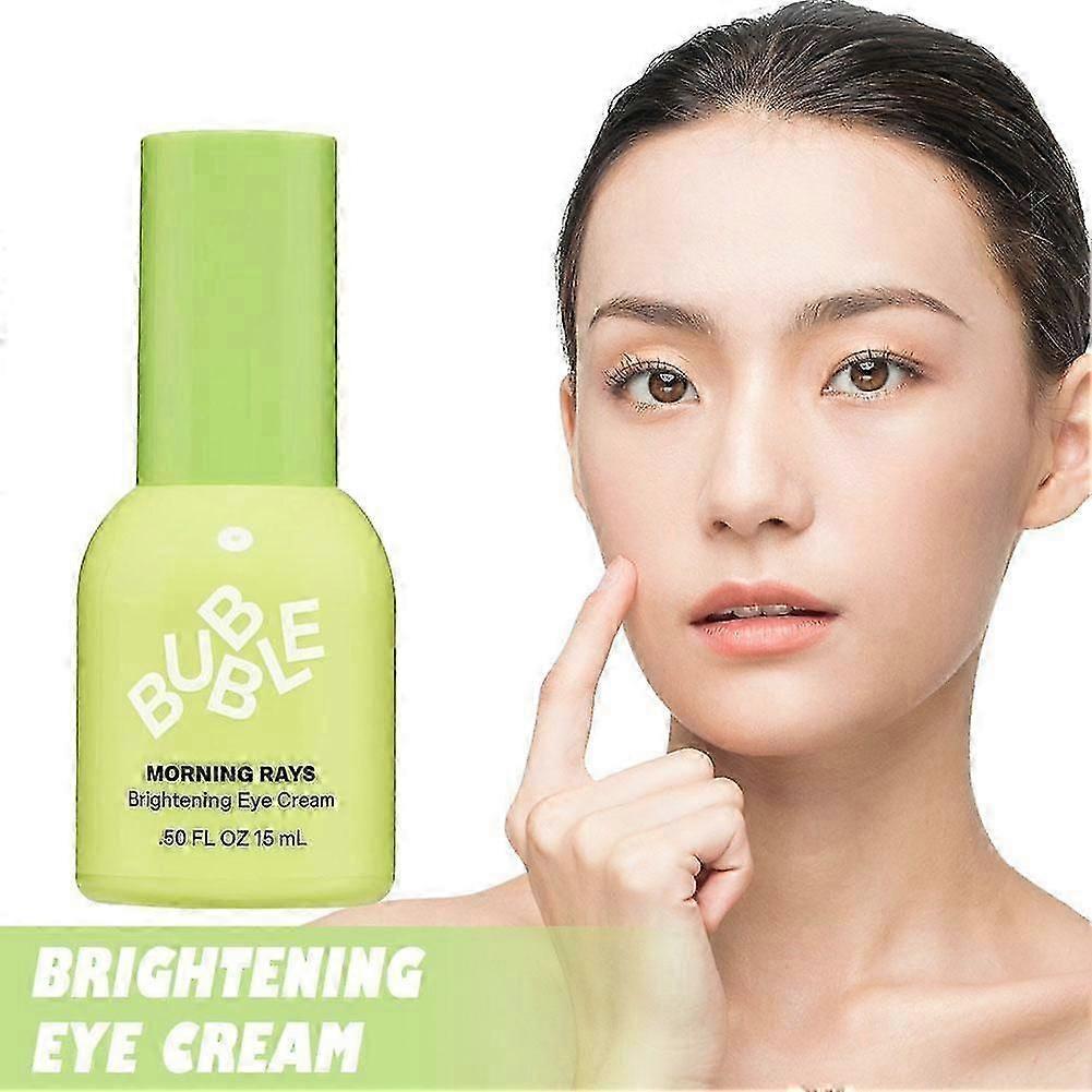Cujmh Brightening Eye Cream 15ml Vitamin Infused Anti-Wrinkle Dark Circle Treatment