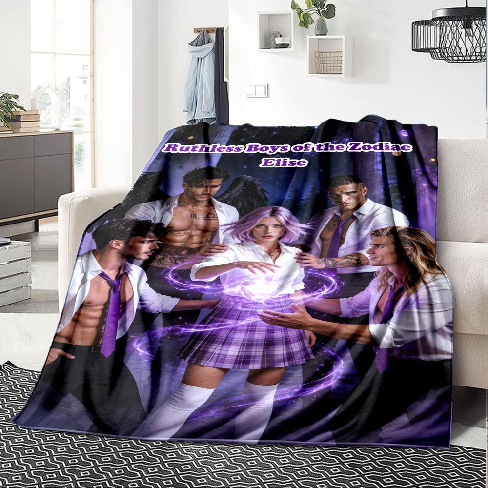The Vampire Elise Callisto Print FlAannel Blanket, High quality Comfortable for All Seasons, Home Decor, Warmth and Comfort