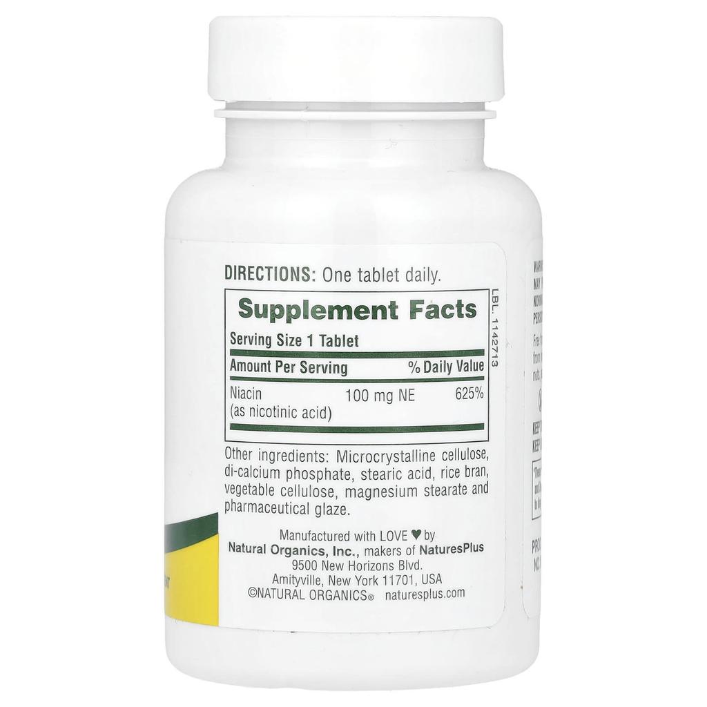 Ниацин, 100 мг, 90 таблеток