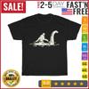 Bigfoot Sasquatch Riding The Loch Ness Monster Vintage T Shirt Men Women Fashion