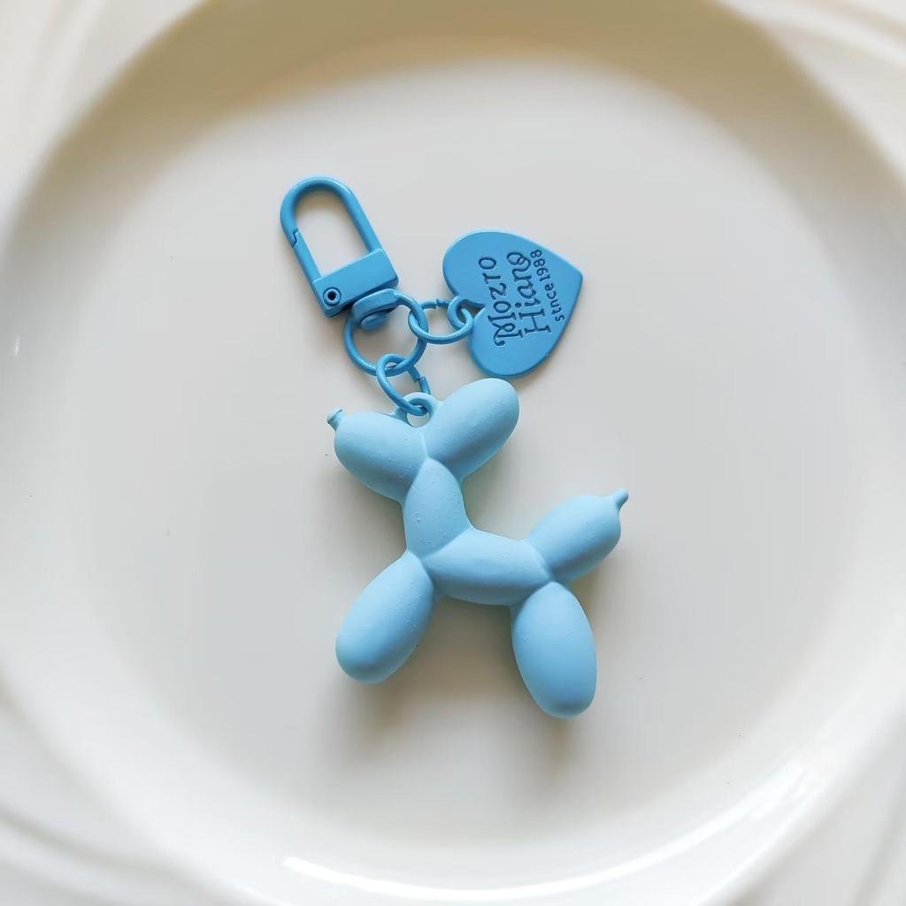 Брелок и подвеска в виде собаки из цветного акрилового воздушного шара для багажа, наушников и чехлов для телефонов