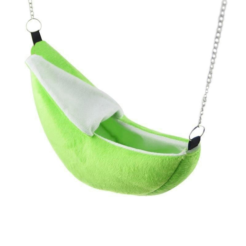 Banana Shaped Hammock Hamster Nest Warm Winter High Quality Sponge Filling Cotton Soft Comfortable Breathable Pet Supplies