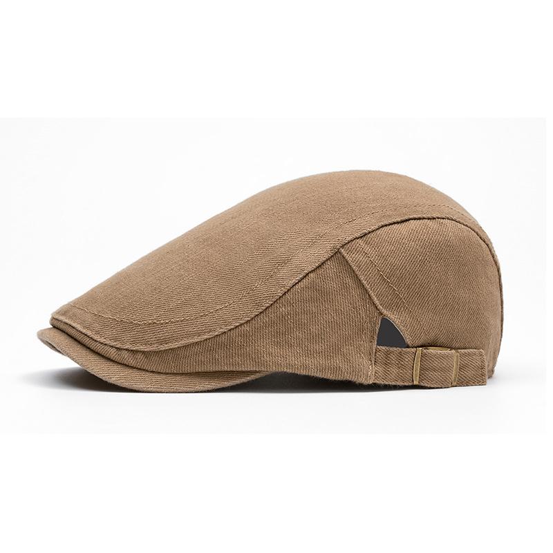 Beret Men's Spring Autumn Sunshade Sun Hat Forward Cap Youth Peaked Cap