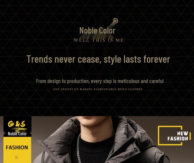 Мужская высококачественная легкая пуховая куртка-пуховик с капюшоном, 90% белый утиный пух - Зимнее тепло и защита от холода