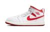 Детские кроссовки Air Jordan 1 Mid SE "White/Lobster/Dune Red/Sail/Vachetta Tan" FJ3467-160