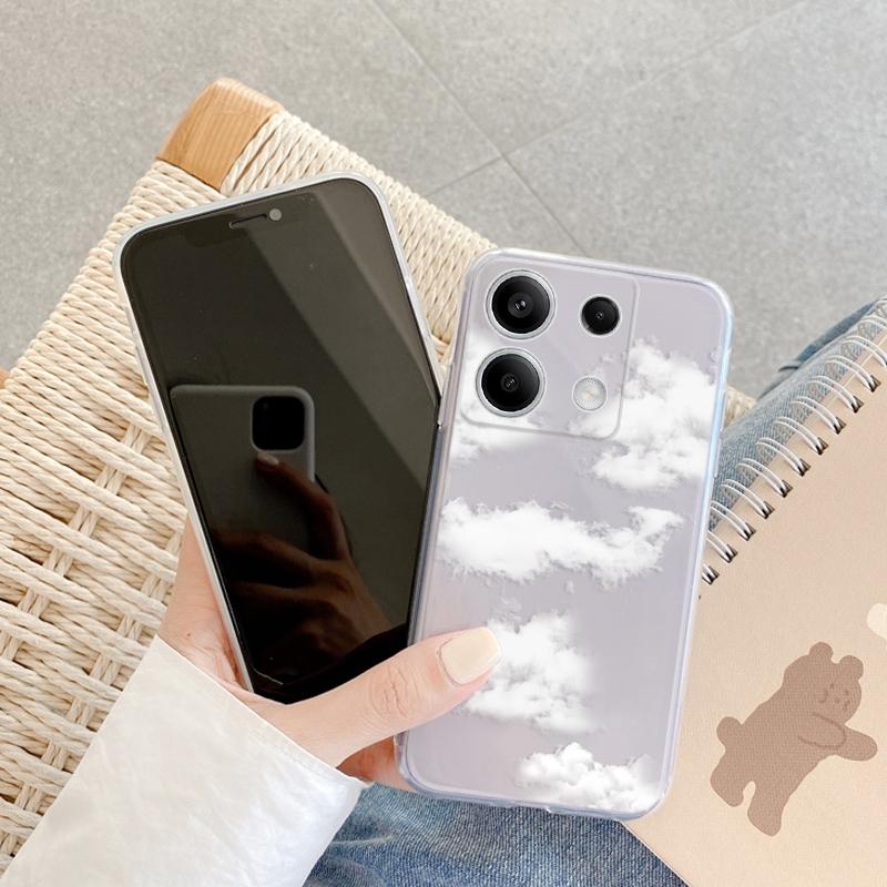 Мягкий силиконовый прозрачный чехол с рисунком бабочки для iPhone 11 12 13 14 15 Samsung A55 A54 A34 A15 S24 M35 Xiaomi Redmi Note 13 Pro Poco противоударный чехол